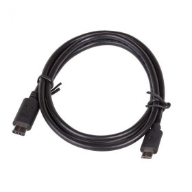 Akyga USB 2.0 Cable micro USB Male - USB-C Male 1m Black (AK-USB-16)