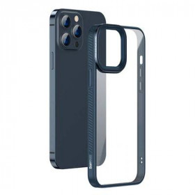 Baseus Crystal Θήκη με Πλαίσιο για iPhone 13 Pro Max Μπλε / Διάφανο (ARJT000803)