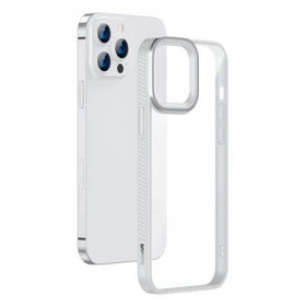 Baseus Crystal Θήκη με Πλαίσιο για iPhone 13 Pro Γκρι / Διάφανο (ARJT000413)