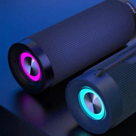 Dudao Y10Pro Wireless Bluetooth Speaker 5.0 RGB Light Black