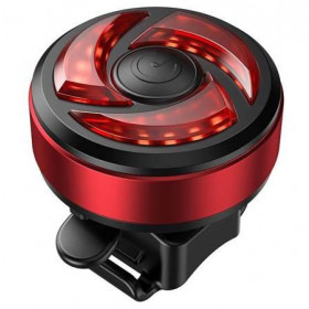 Superfire Bicycle Tail Light, Rechargeable, Waterproof IP44 Black (BTL02)