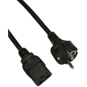 Akyga Καλώδιο Τροφοδοσίας για Server CU CEE 7/7 / IEC C19 3x1 mm 1.8m Black (AK-UP-01)