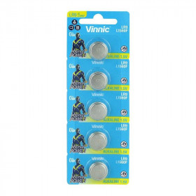 Vinnic Αλκαλικές Μπαταρίες Ρολογίων EPX625G / LR9 1.5V 5τμχ (L1560F-C5)