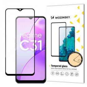 Wozinsky Full Glue Full Face Tempered Glass for (Oppo Realme C31)