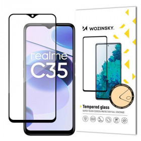 Wozinsky Full Glue Full Face Tempered Glass for (Oppo Realme C35)