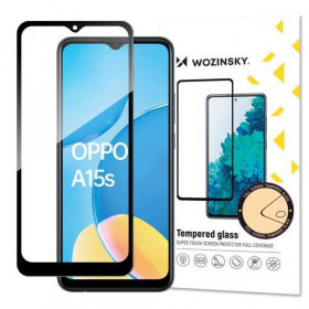Wozinsky Full Glue Full Face Tempered Glass for (Oppo A15 / A15s)