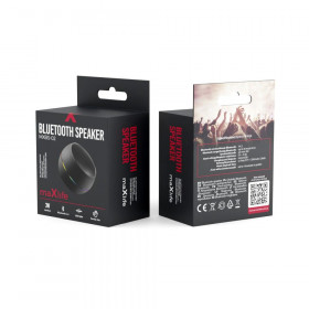 maXlife MXBS-02 Bluetooth Speaker 3W with LED Light Black